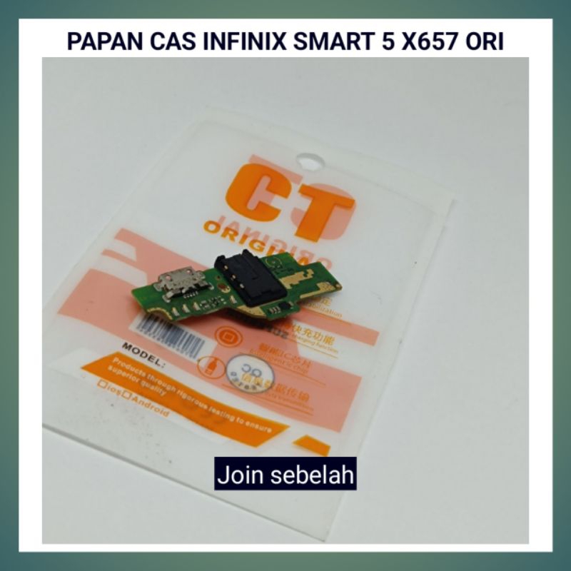 Infinix Smart 5 X657 Ori Papan Board Pcb Konektor Conektor Cas Charger Papan Cas Infinix Smart 5 X65