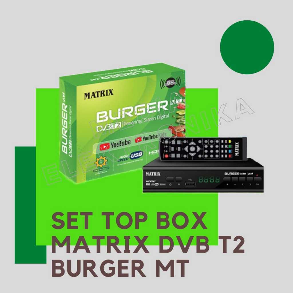 Set Top Box DVB T2 Matrix Burger
