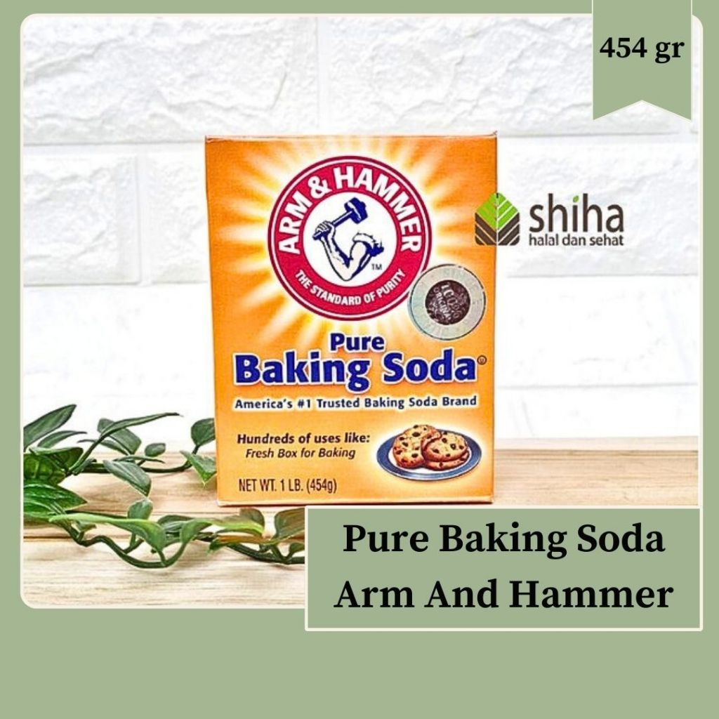 

Baking Soda Halal 454 gram Soda Kue Arm and Hammer USA