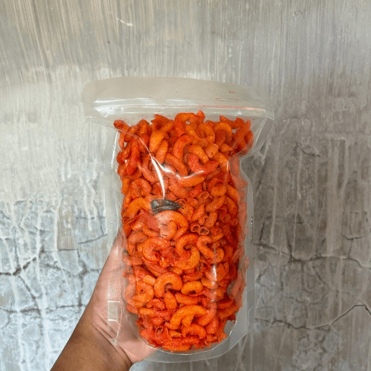 

Makaroni Bantet Pedas Balado - Makaroni Rasa Balado, berat bersih 250gr