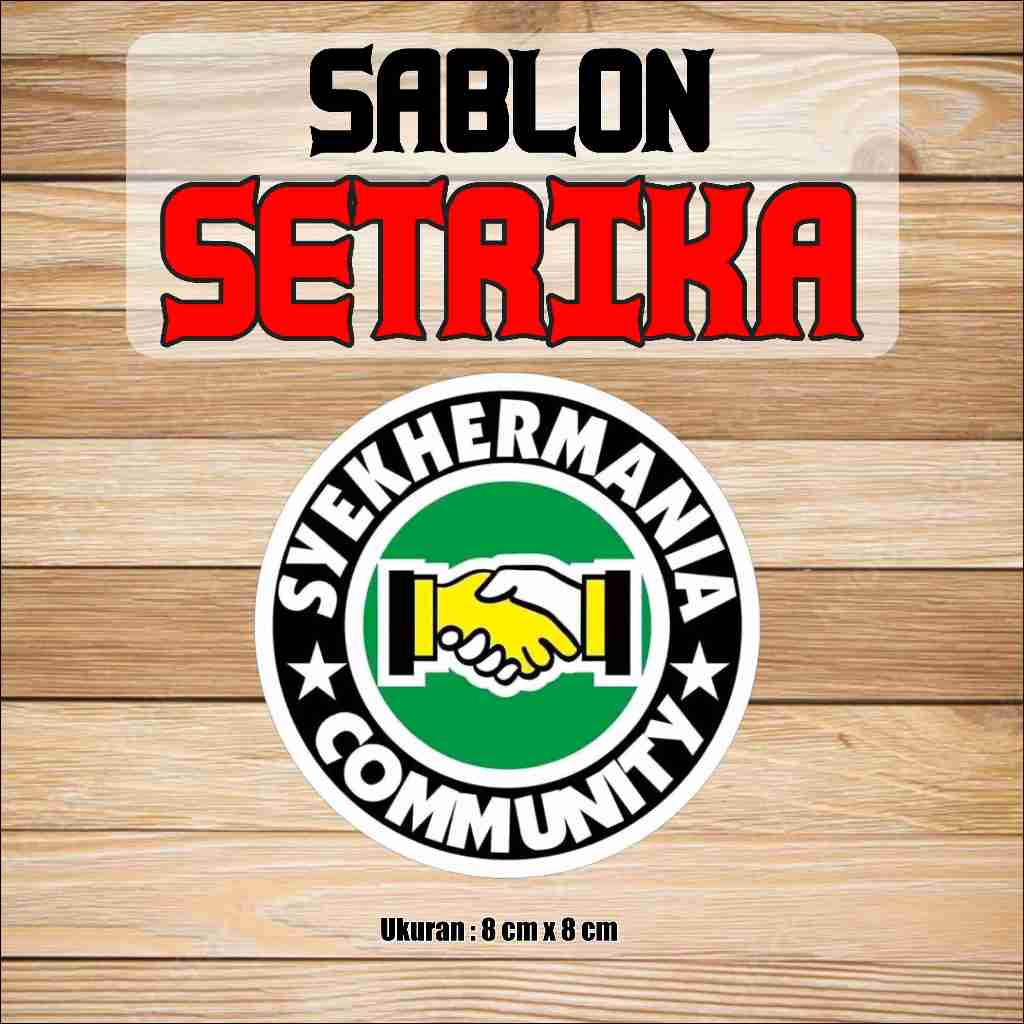 

Sablon Setrika / DTF Logo Syekher Mania