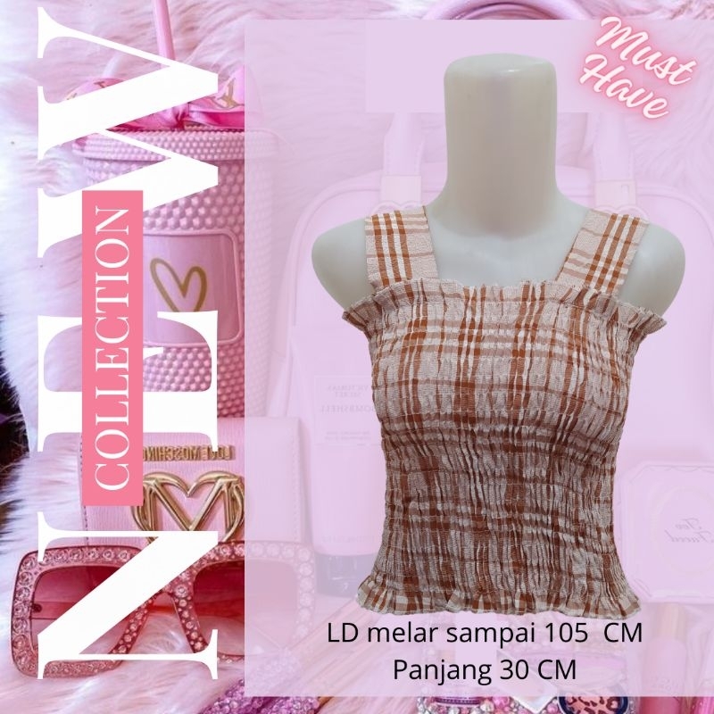 TANKTOP tartan serut