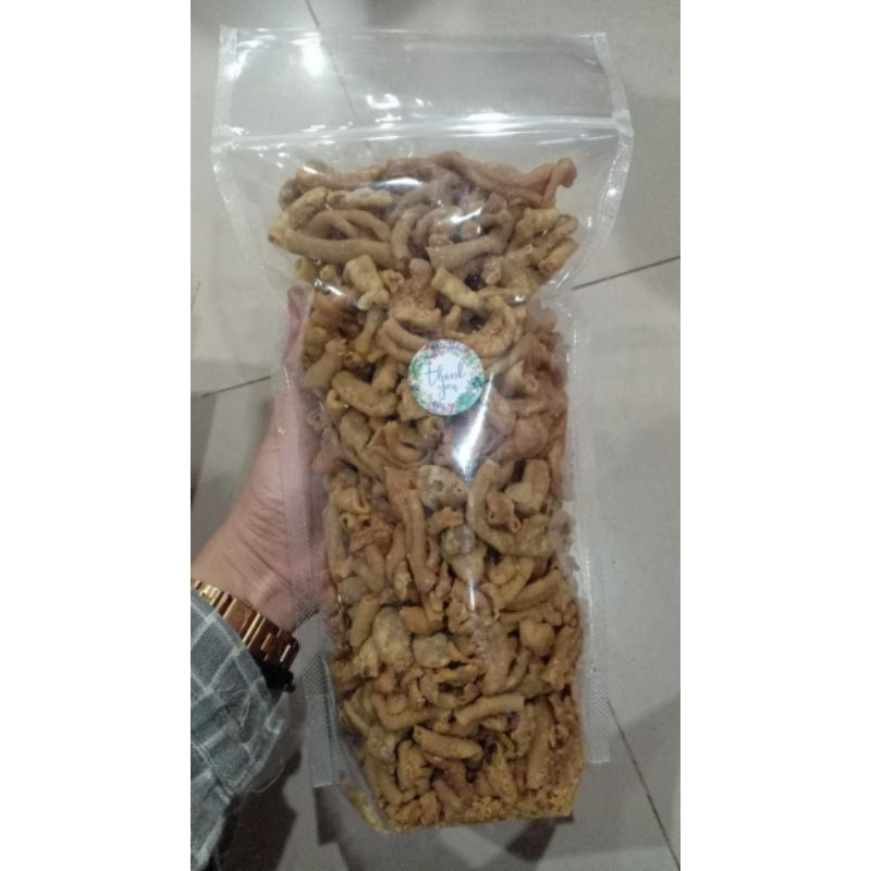 

Keripik usus 400 gram ecer kripik usus kripsus renyah gurih enak sedaap murah termurah terlaris dan siap kirim