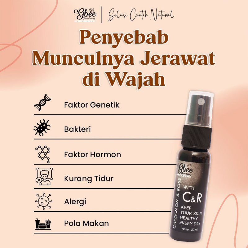 Gbee glow beauty Cardamom & Rose with C&R