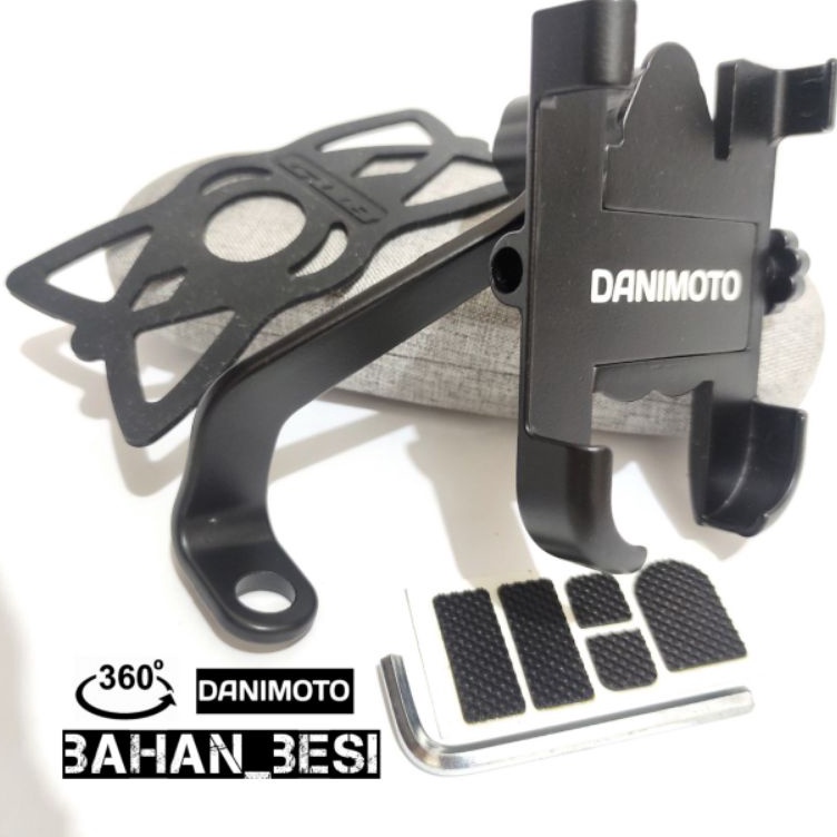 KODE J3O Holder HP Plus Karet GUB Full Besi Spion Motor Gear Vario Beat Street Scoopy Genio Vario Nm