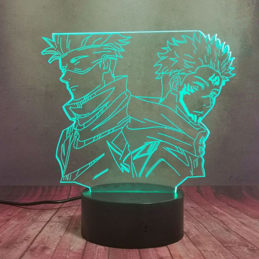 Lampu Hias Lampu Tidur Akrilik LED GOJO & SUKUNA Jujutsu Kaisen / Standing Lamp Acrylic LED