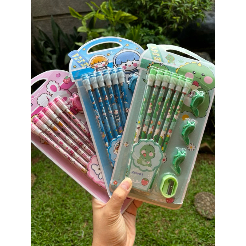 

Set ATK Pensil Kayu Dengan Pegangan