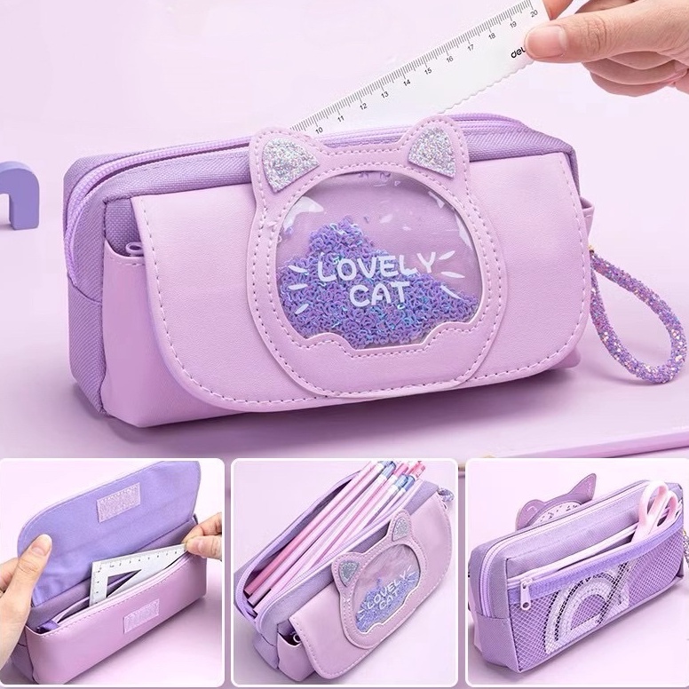 

TEMPAT PENSIL ANAK PENSIL CASE PENSIL POUCH POUCH ANAK POUCH MAKEUP DHp 79 KODE K7V3