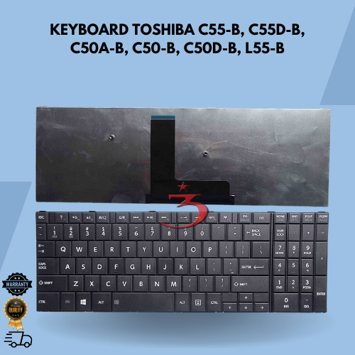 Keyboard Toshiba C50. C50B. C55. C55B