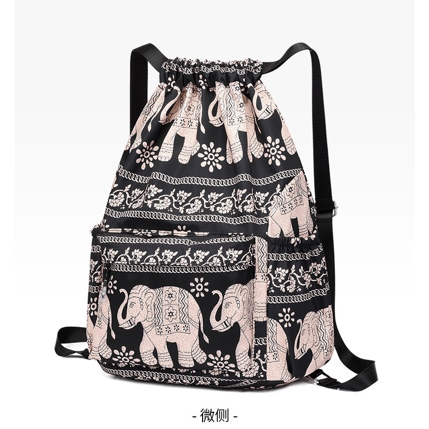 KODE T96Q Funatic Tas Ransel Serut Wanita Import Anti Air Backpack Multifungsi FA1163