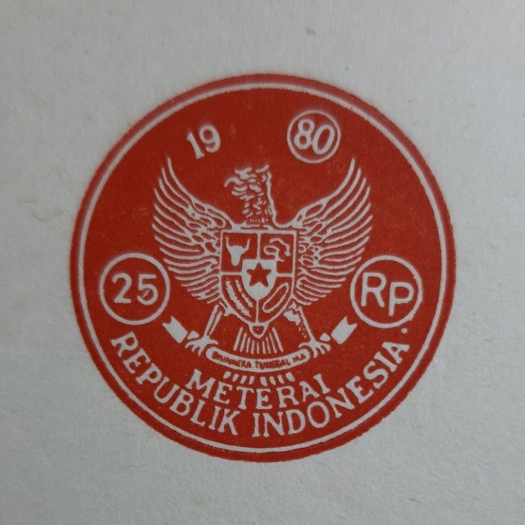 

KERTAS SEGEL TAHUN 198 1981 1982 1983 1984 1985 1986 1987 1988 1989 DOUBLE m X5H6