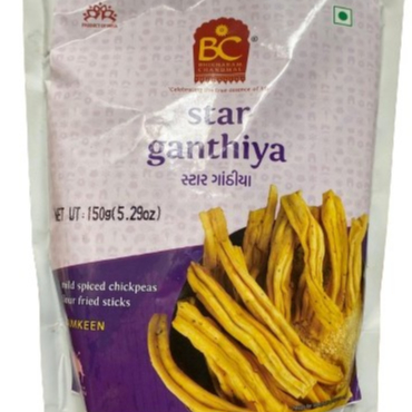 

STAR GHANTHIYA BHIKHARAM CHANDMAL 150G / Namkeen / Indian Snacks