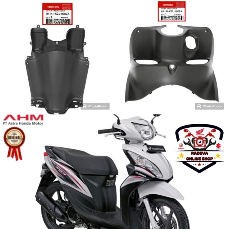 81131-KZl-A00ZA 81141-KZL-930ZA Cover legsil kunci atas bawah spacy karbu & fi injeksi original