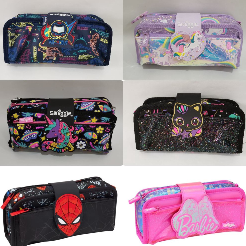 

KOTAK PENSIL PENCIL CASE SMIGGLE SEQUIN THREEFOLD KAIN u I8P8