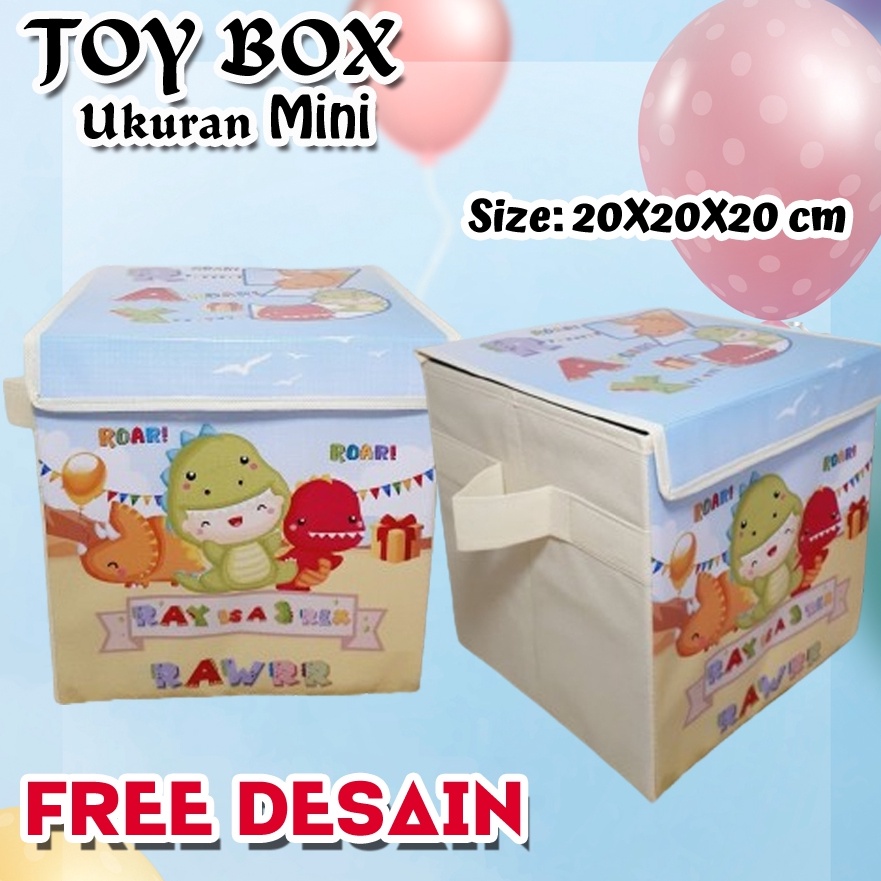 

KI3 Souvenir Ultah Toy Box Mini Custom Bergambar Terlaris