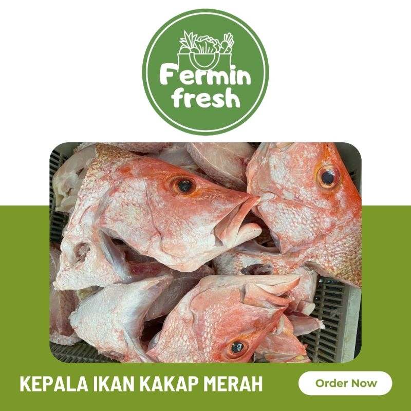 

Fermin Fresh, Kepala kakap merah segar 1000gr