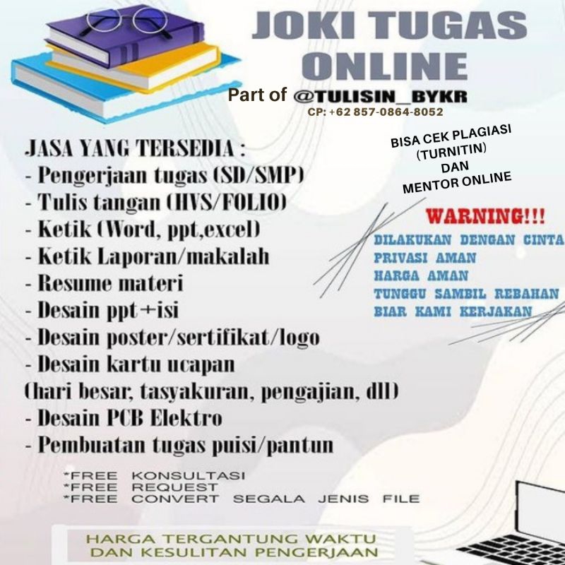 jasa ketik murah dan tentor online