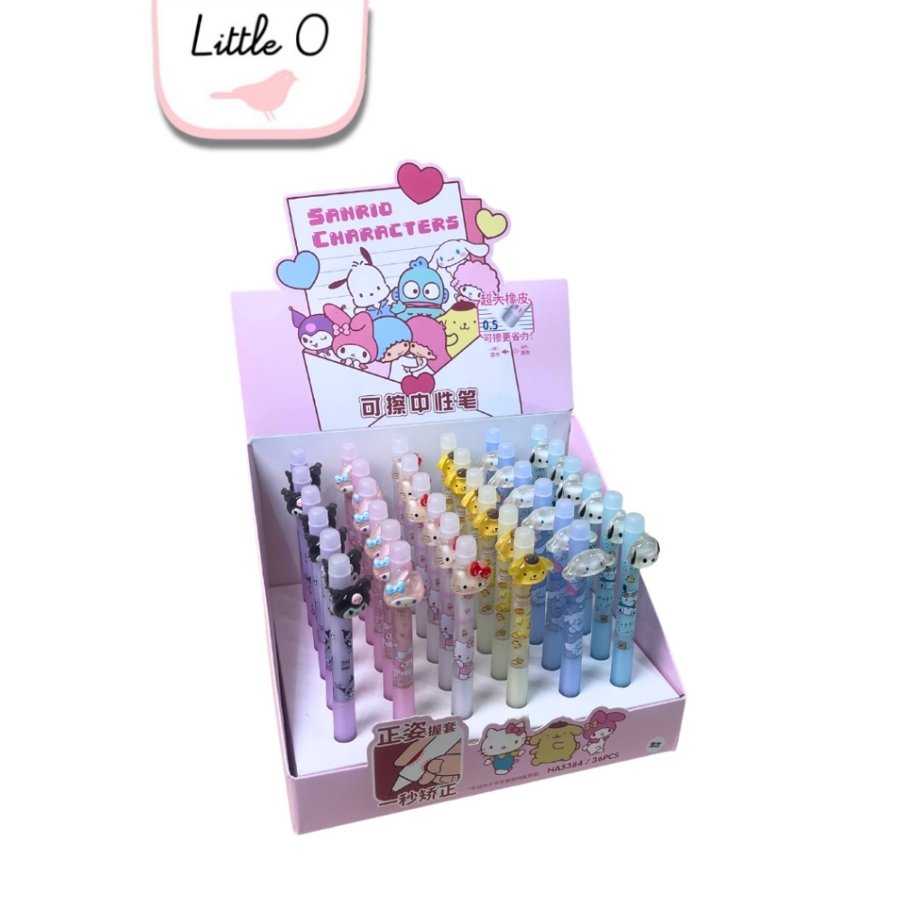 

Pen Sanrio Click Pulpen Gel Cetek Head Sanrio Characters BISA DI HAPUS Erasable Pen