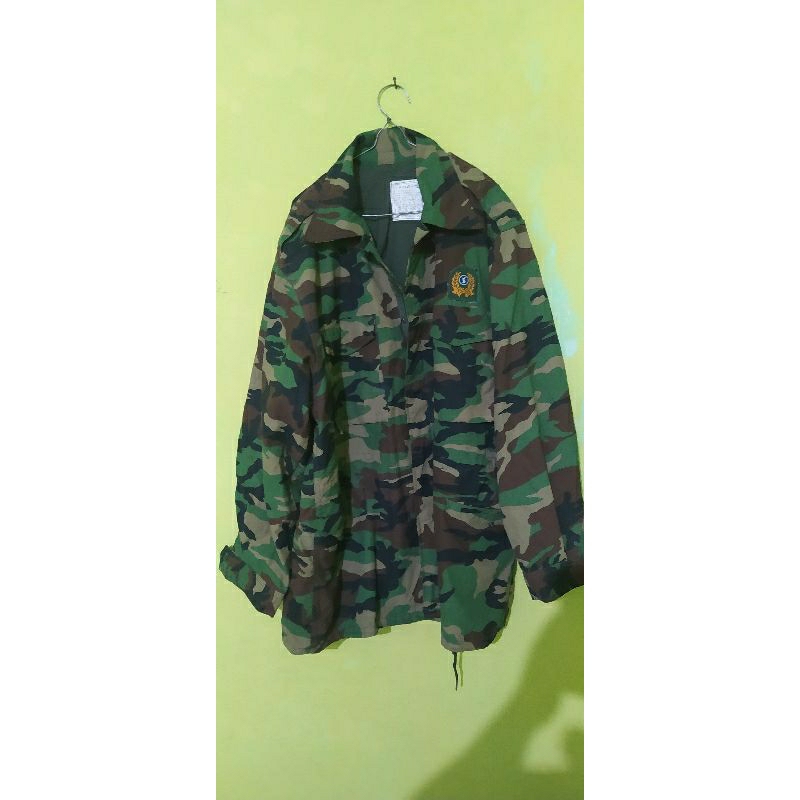 Jaket Tentara Korea Kanvas tebal