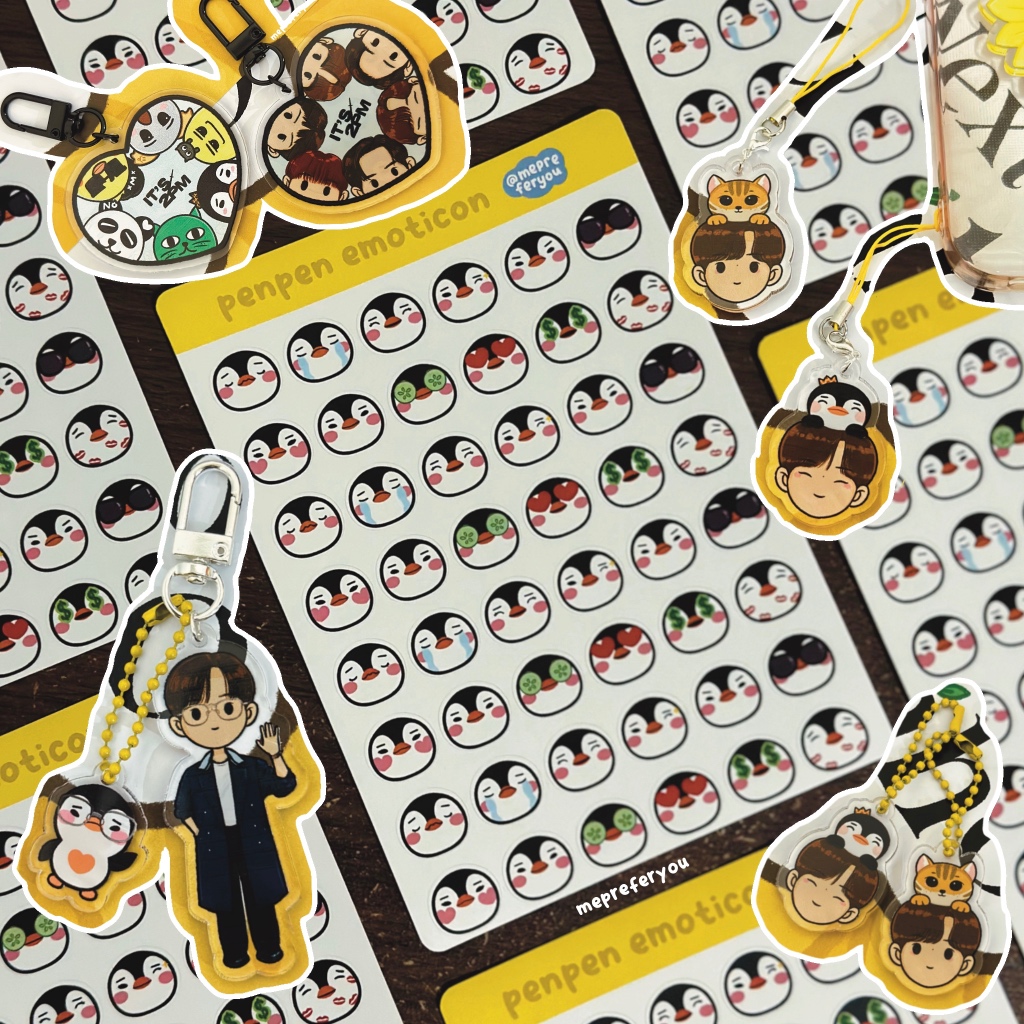 [ready stock] 2PM lee junho penpen keychain sticker / fanart