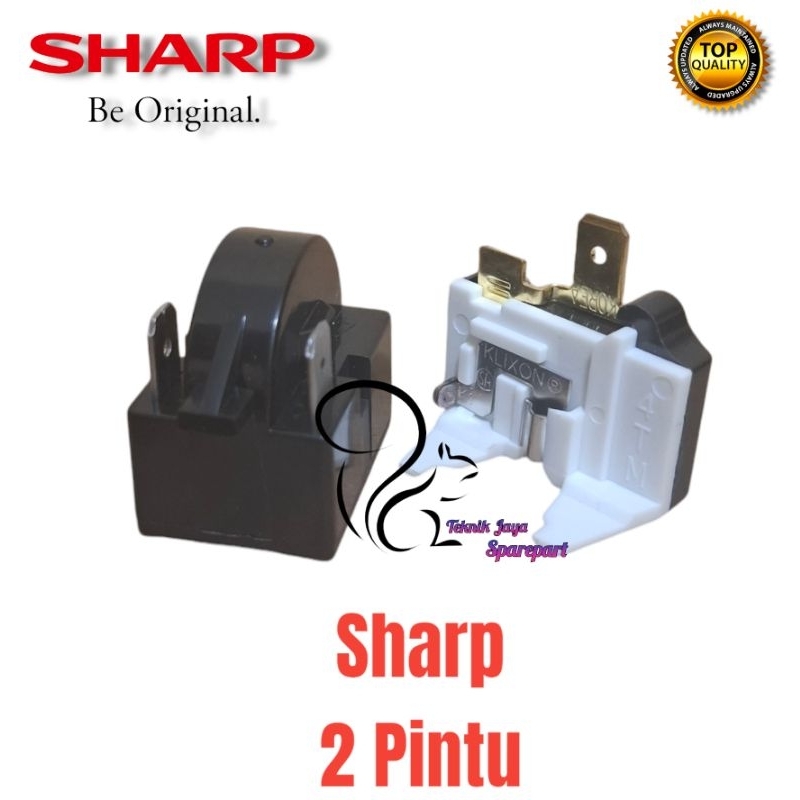 Relay Ptc Overload Kulkas SHARP 2 Pintu