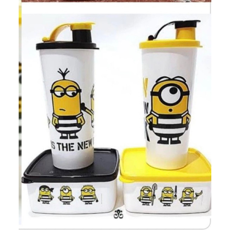 Giant tumbler Tupperware/T Tumbler /minion set