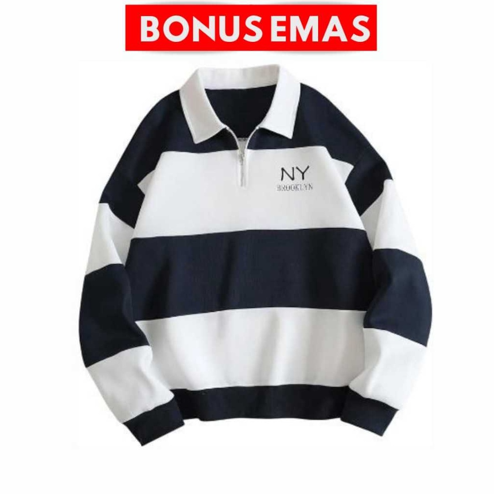 KODE H23Y BANYAK BONUS SWEATER RUGBY WANITA SWEATER RUGBY PRIA SWEATER RUGBY SSALUR JAKET PRIA SHERP