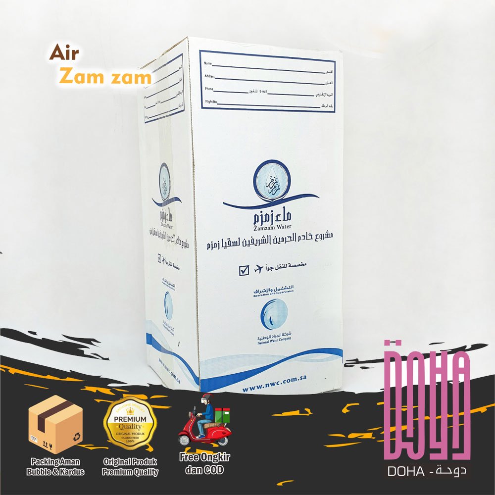 

Air Zamzam Water 5 liter ASLI Original