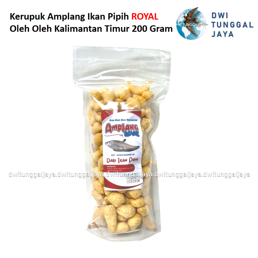 

Kerupuk Amplang Ikan Pipih ROYAL Oleh Oleh Kalimantan Timur 200 Gram