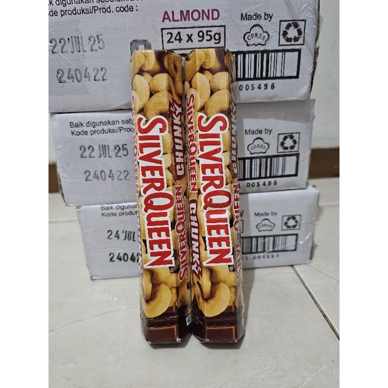 

Coklat Silver queen Chunky Bar 85 gr @ 10 pcs