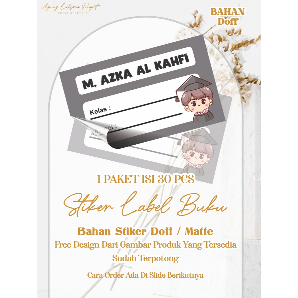 

Stiker Label Nama Buku