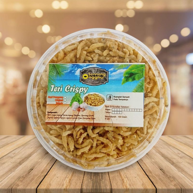 

Teri Crispy Tanpa Pengawet 100gram / Cemilan Teri Medan Krispi