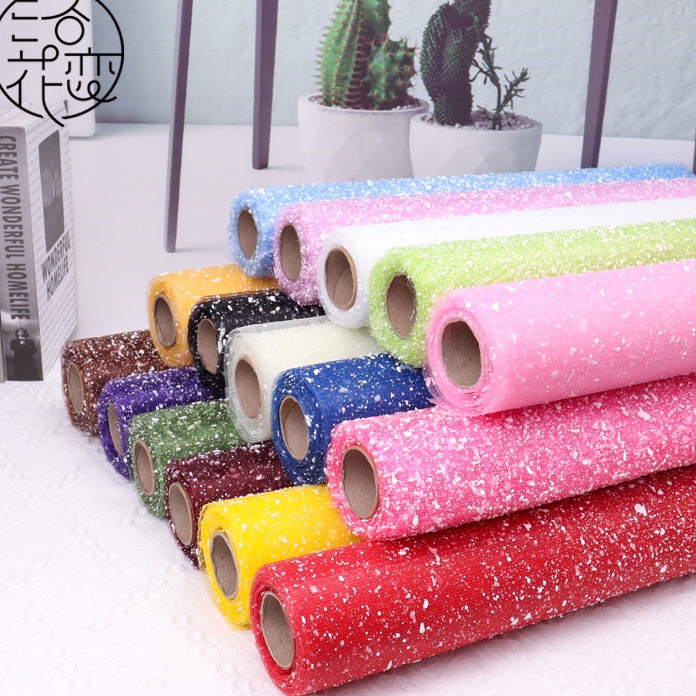 

KF7 Kertas Bunga Tile Salju Snow Roll Snowy Mesh Tile Snowy Wrapping Flower Roll S
