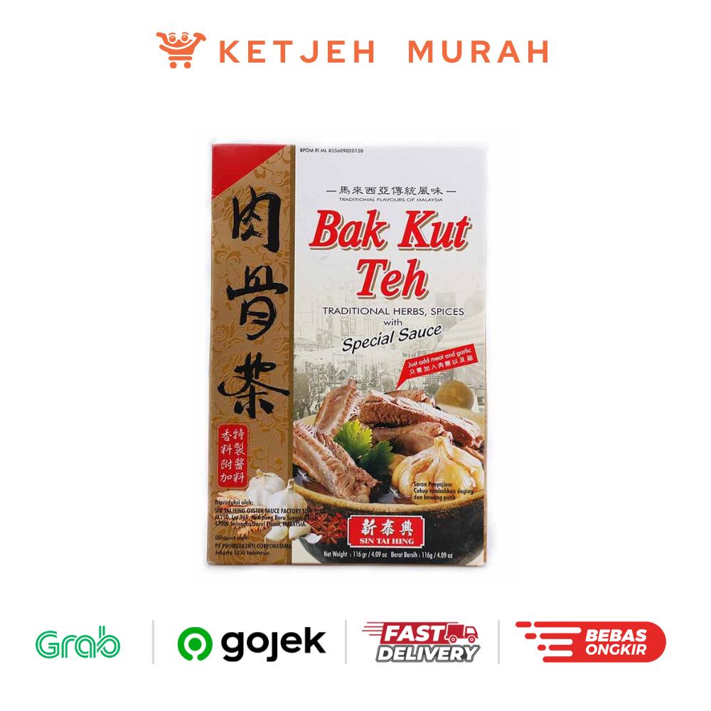 

Bak Kut Teh Sin Tai Hing STH Herbs, Spices & Sauce 116 Gram 1 Pcs