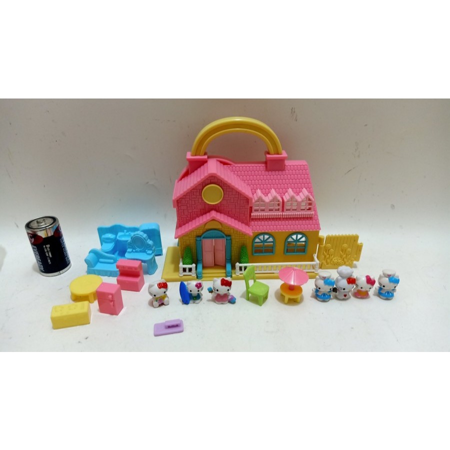 sanrio hello kitty cake shop house playset figure