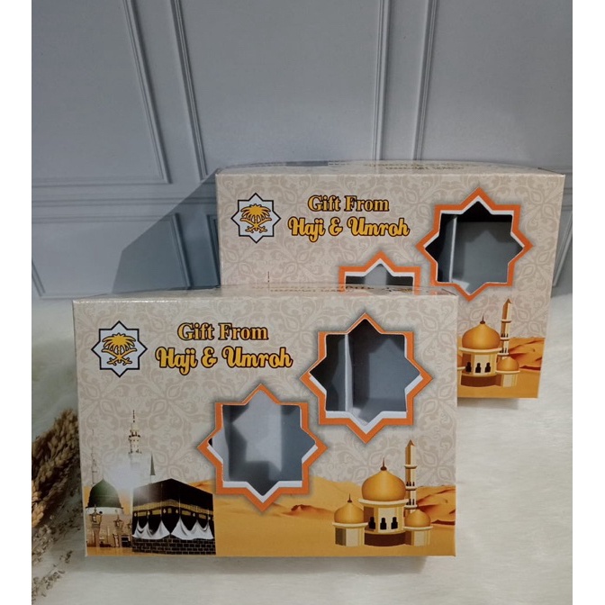 

HJ6 Dus Kotak Kemasan OlehOleh Haji dan Umroh isi 5pcs