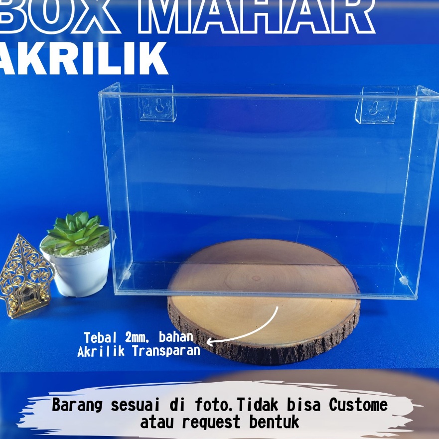 

KF7 BOX KOTAK BINGKAI MAHAR SESERAHAN ORGANIZER TUTUP SLIDING AKRILIK
