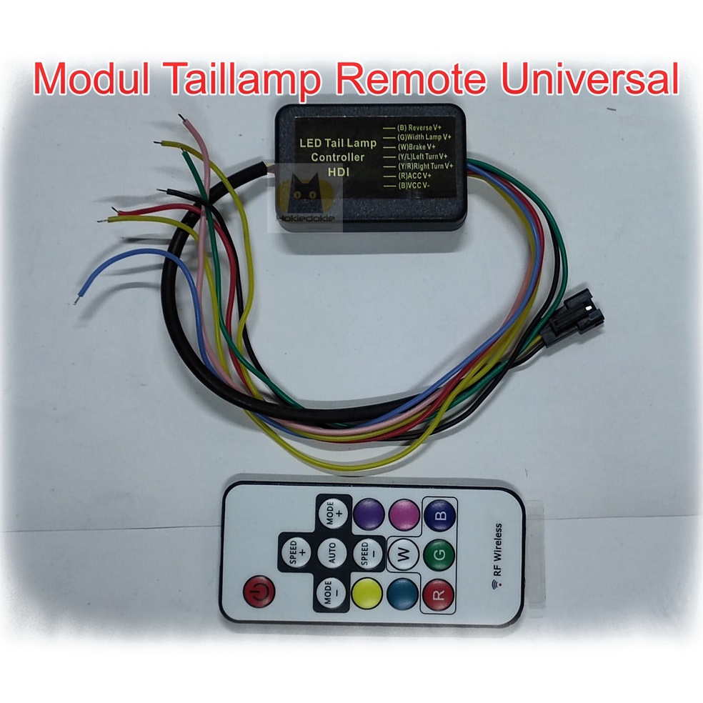 LANGSUNG KIRIM Modul taillamp remote universal bagasi multi mode led RGB ws2811