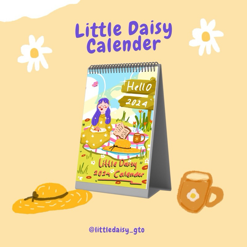 

little daisy calender 2024