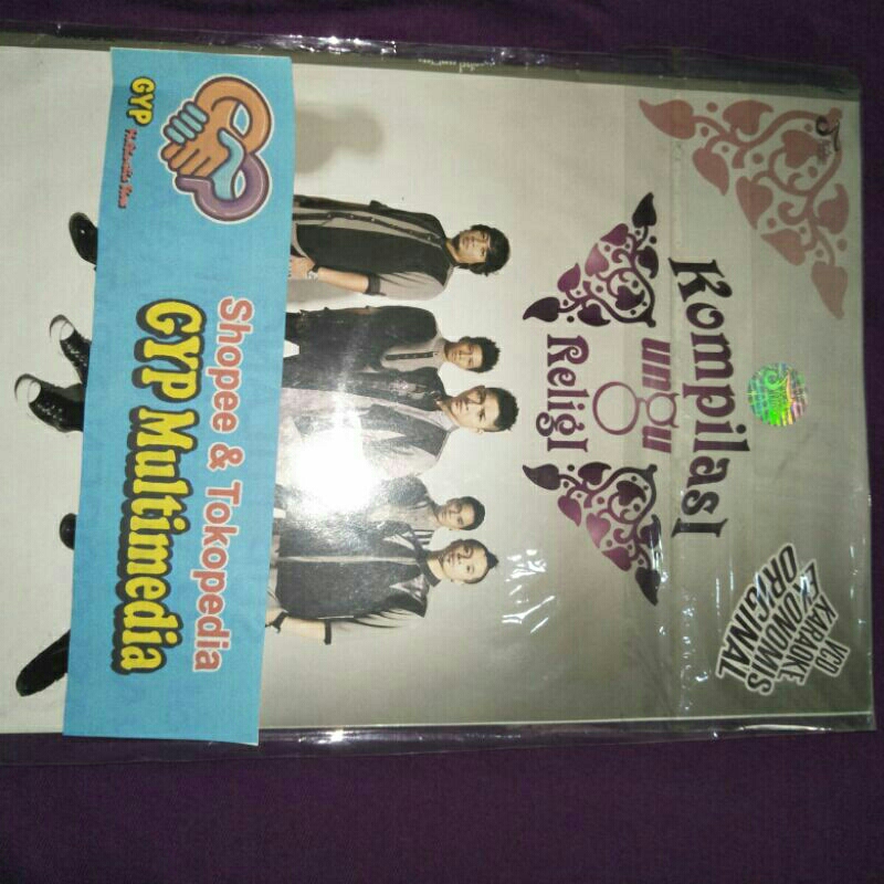 [ORIGINAL] VCD KARAOKE UNGU BAND - KOMPILASI RELIGI HITS (Hologram Resmi Trinity)