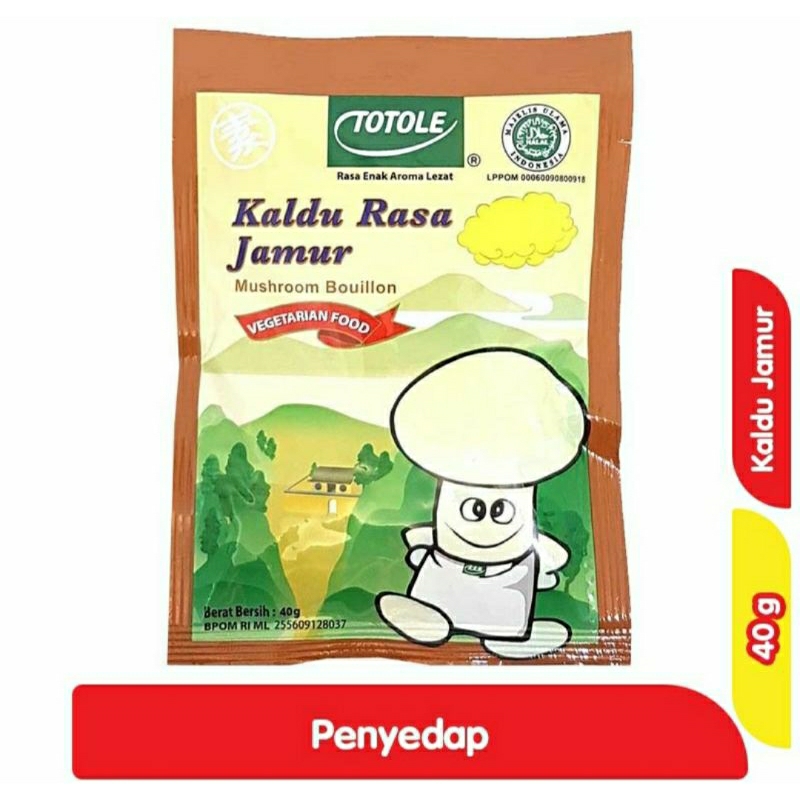 

Totole kaldu jamur 40gr 1 pack isi 20 pcs