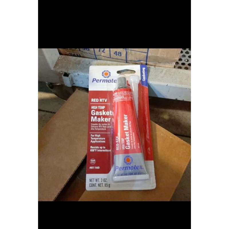 Lem Permatex Red Gasket High Temp Gasket maker 85gr