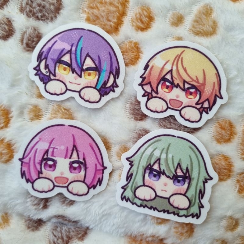 

[Chiimaru / @shiya_tan00] Die-Cut Sticker WxS Wandasho Wonderlands x Showtime Rui, Tsukasa, Emu, Nene / Project Sekai Proseka / 5cm / Glitter L