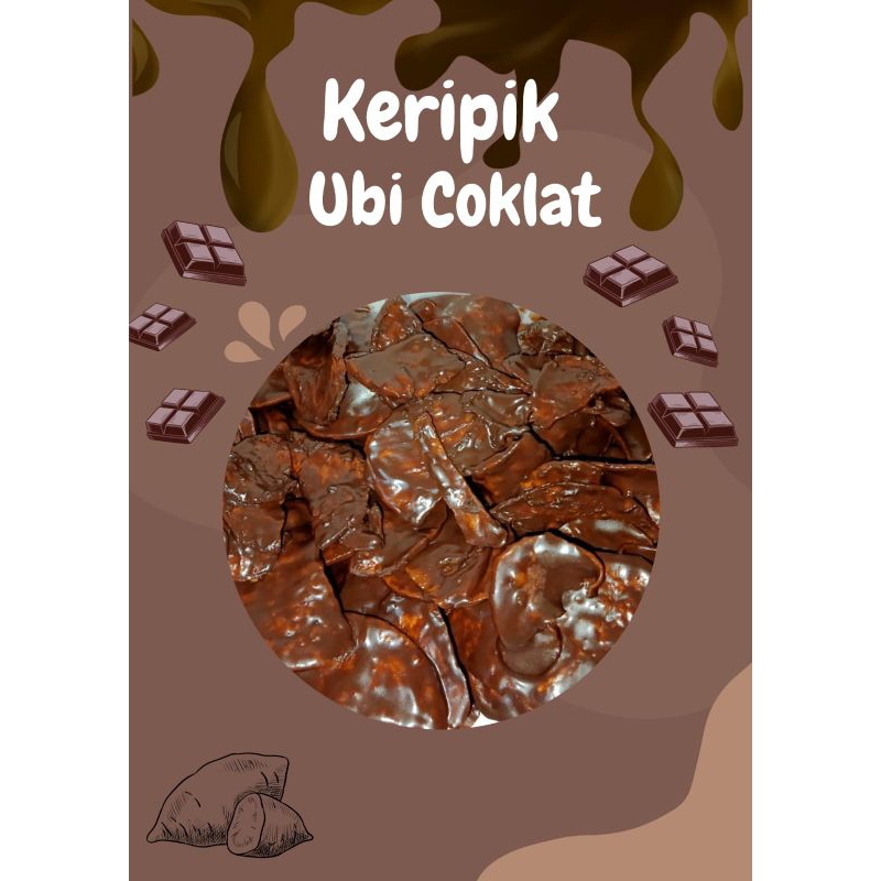 

keripik ubi coklat krispy