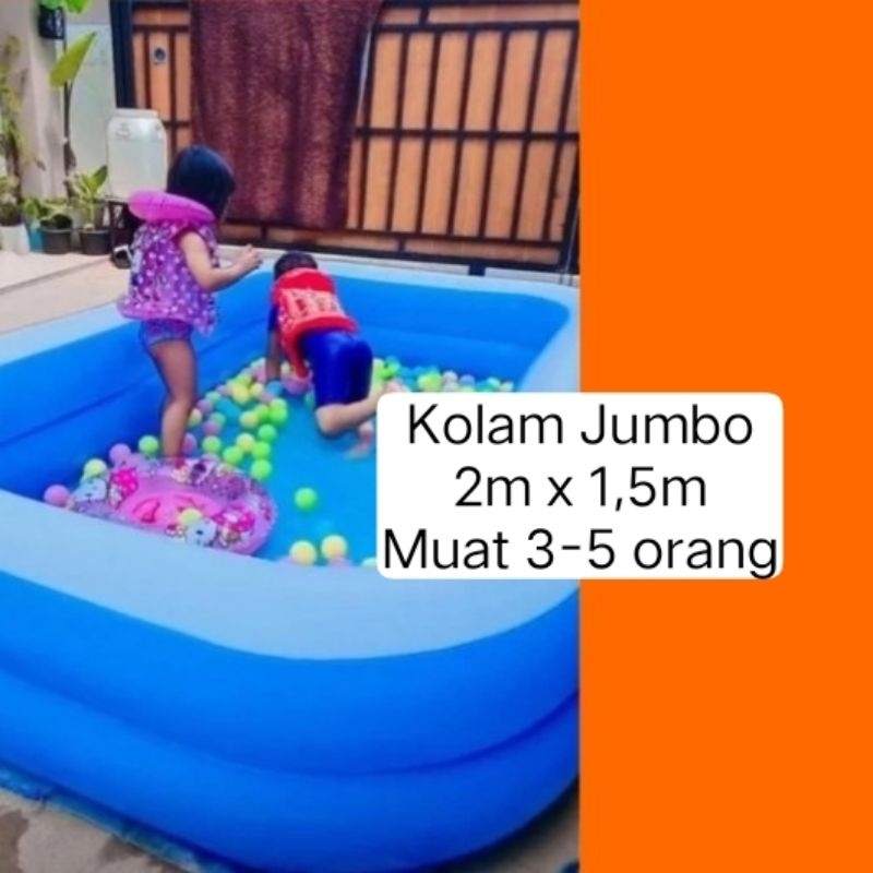 READY LAGI Kolam Renang Angin Portable, Kolam Renang Angin, Kolam Renang Indoor Outdoor