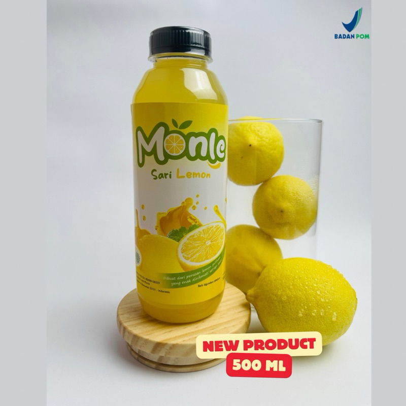

Monle Sari Buah Lemon Murni 100% kemasan 500ml