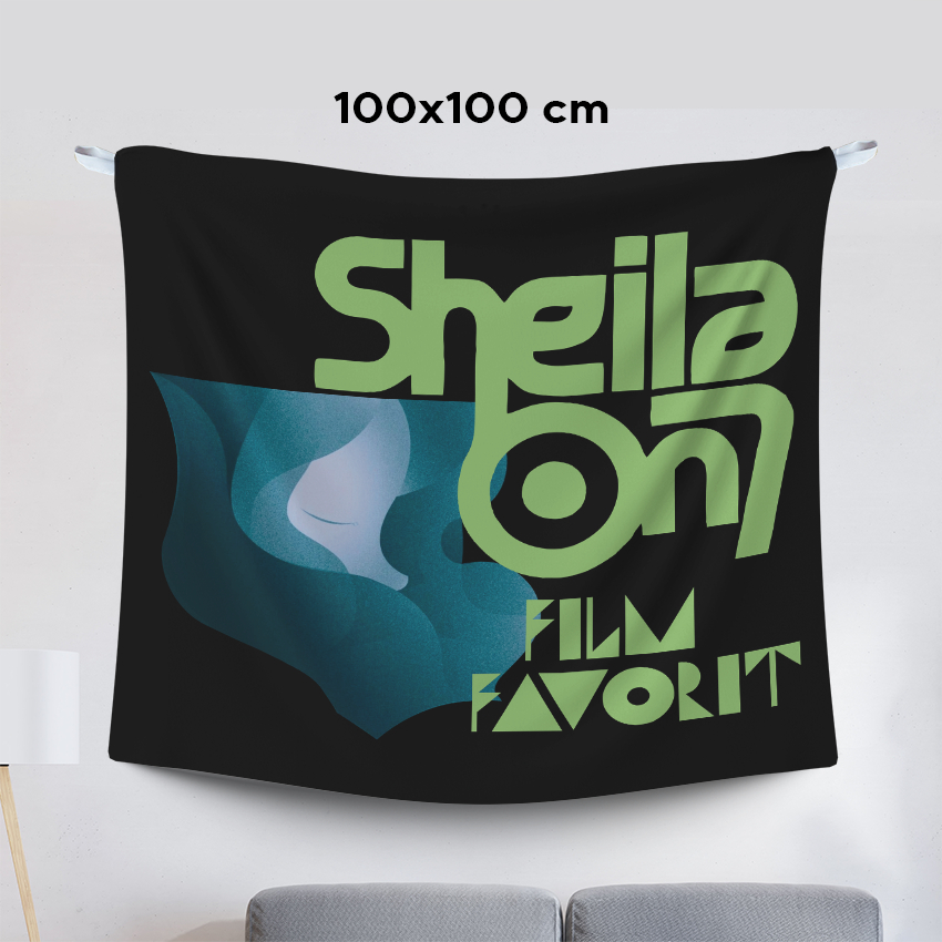 POSTER KAIN TAPESTRY BENDERA SHEILA ON 7 SO7 FILM FAVORITE JUMBO