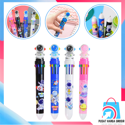 

PHG Pulpen Mekanik 10 Warna Pena Mekanik Motif Boneka Astronot 3d Bolpen Gel Tinta 10 Warna Karakter Lucu Dengan Pilihan Warna Beragam Alat Tulis Sekolah Anak Super Imut