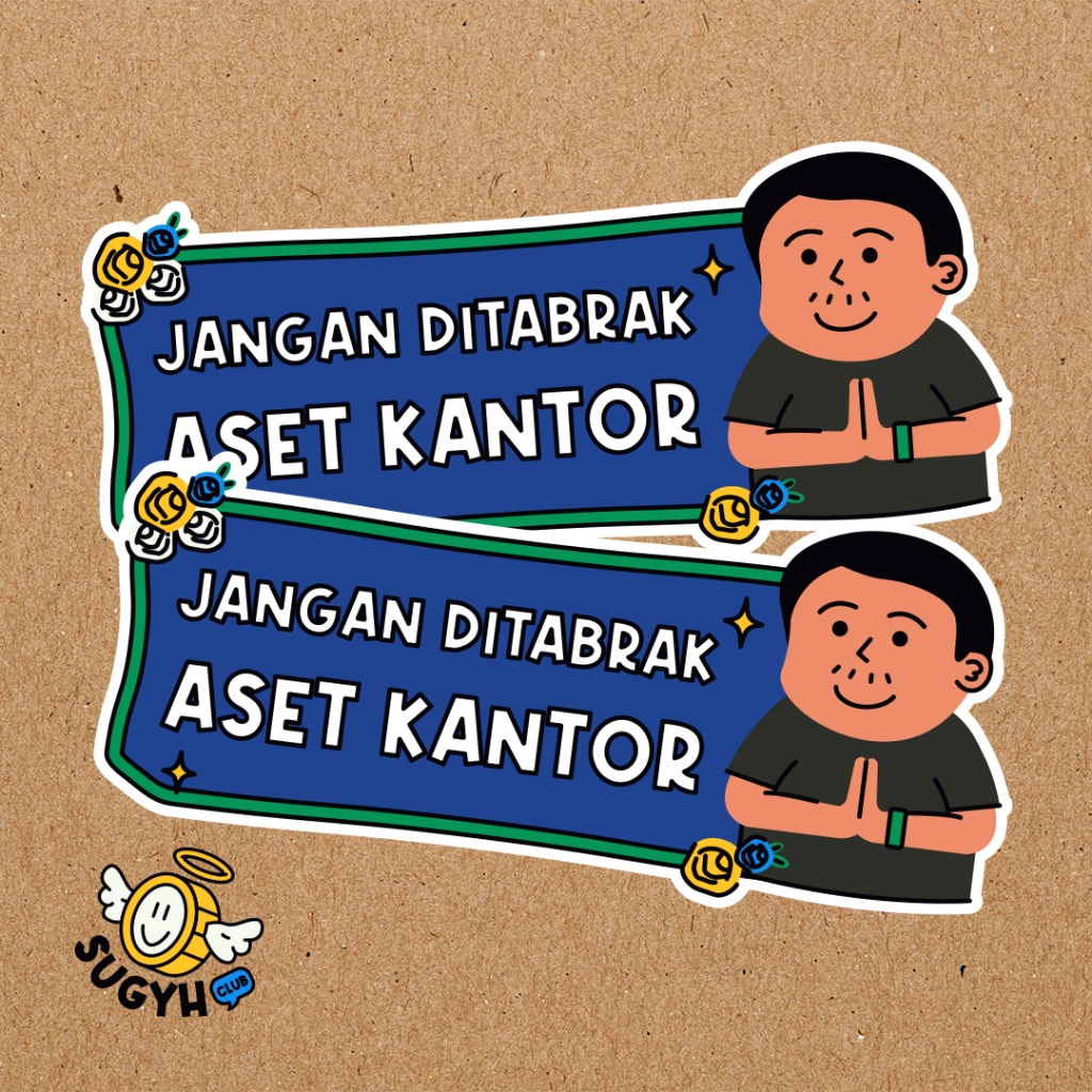 

Sugyh Club Stiker Helm dan Mobil Vinyl Anti Air Jangan Ditabrak Aset Kantor