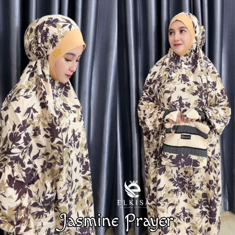 Mukena Jasmine by Elkisa/mukena manset Malaysia/mukena malaysia